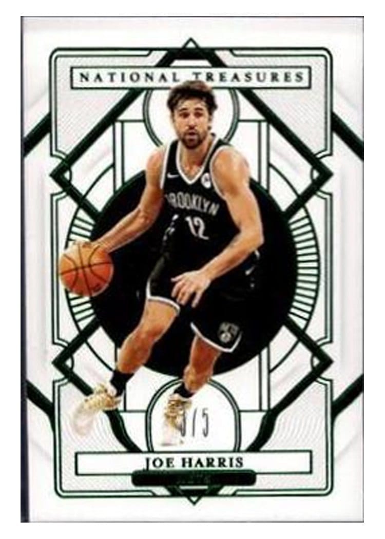 2020-21 Panini National Treasures Base Set Joe Harris #96 card