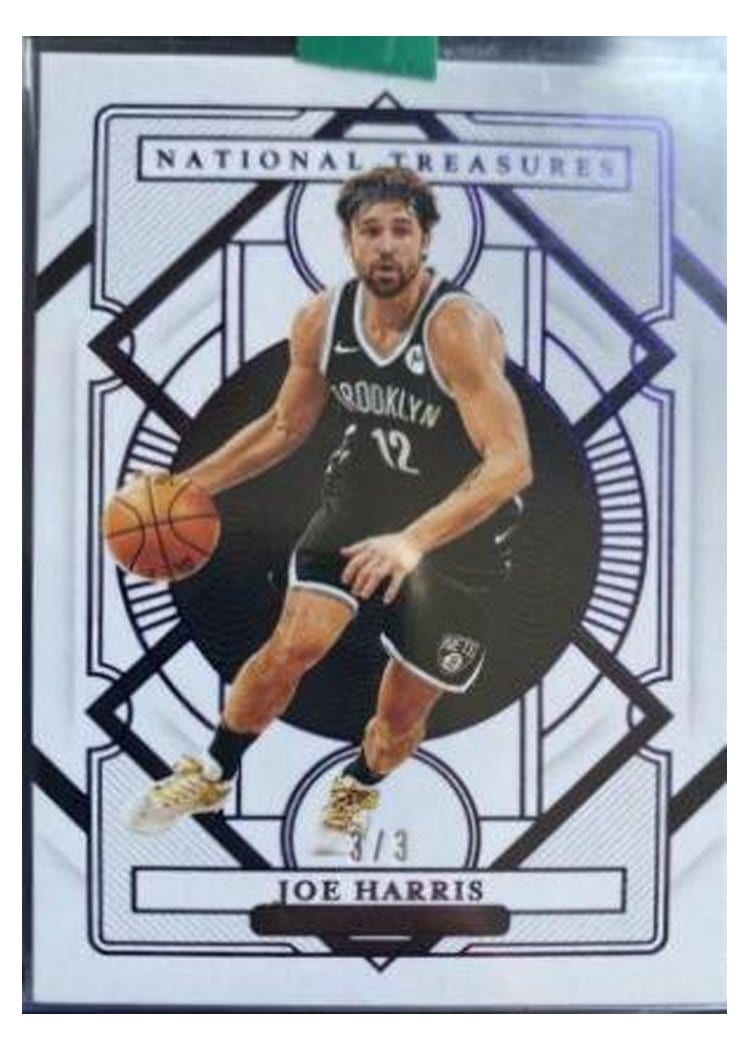2020-21 Panini National Treasures Base Set Joe Harris #96 card