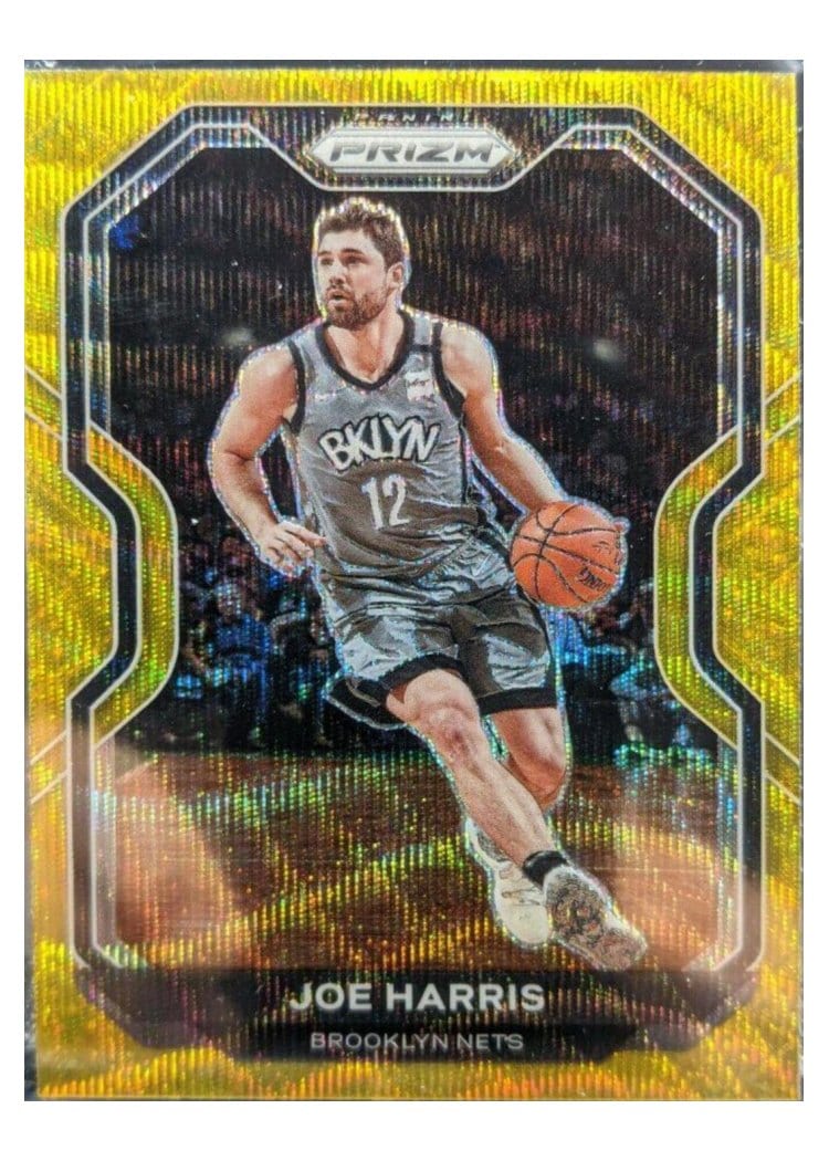 2020-21 Panini Prizm Base Set Joe Harris Gold Wave Prizm #45 card