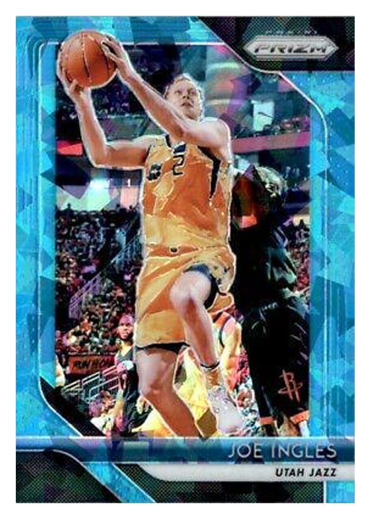 2018-19 Panini Prizm Base Set Joe Ingles Blue Prizm #153 card