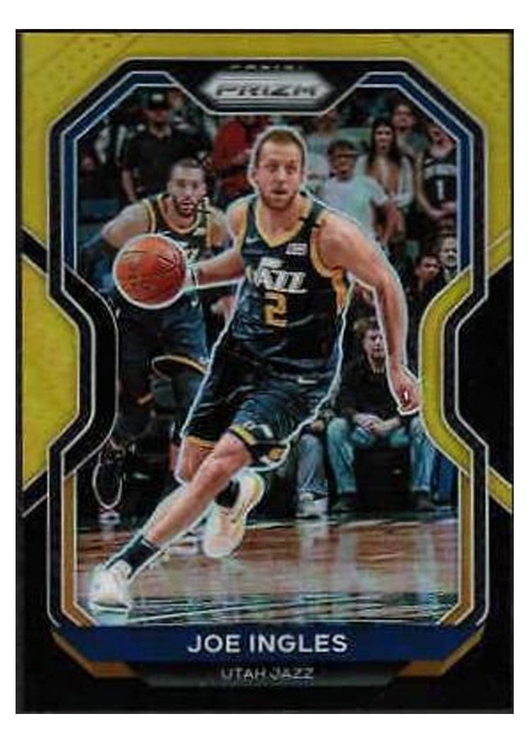 2020-21 Panini Prizm Base Set Joe Ingles Black Gold Prizm #243 card