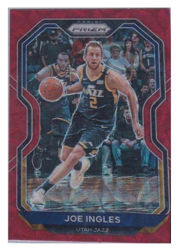 2020-21 Panini Prizm Base Set Joe Ingles Choice Red Prizm #243 card