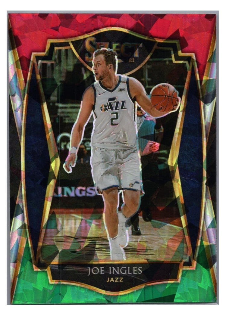 2020-21 Panini Select Base Set Joe Ingles Tri Color Prizm #131 card