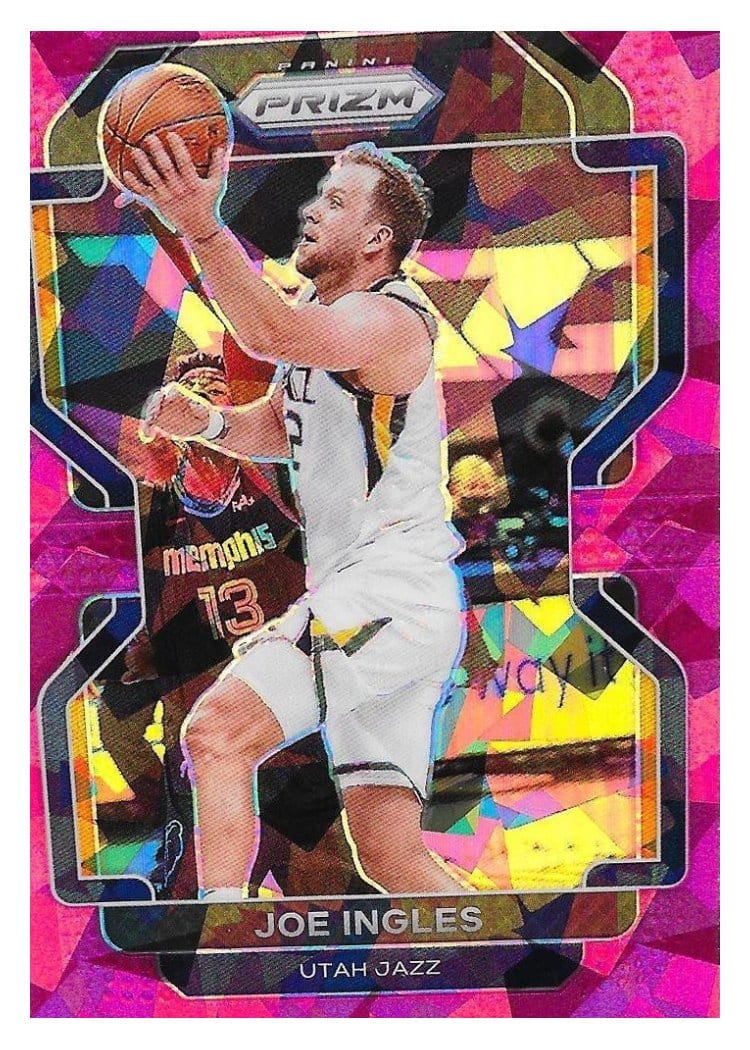 2021-22 Panini Prizm Base Set Joe Ingles Pink Ice Prizm #181 card