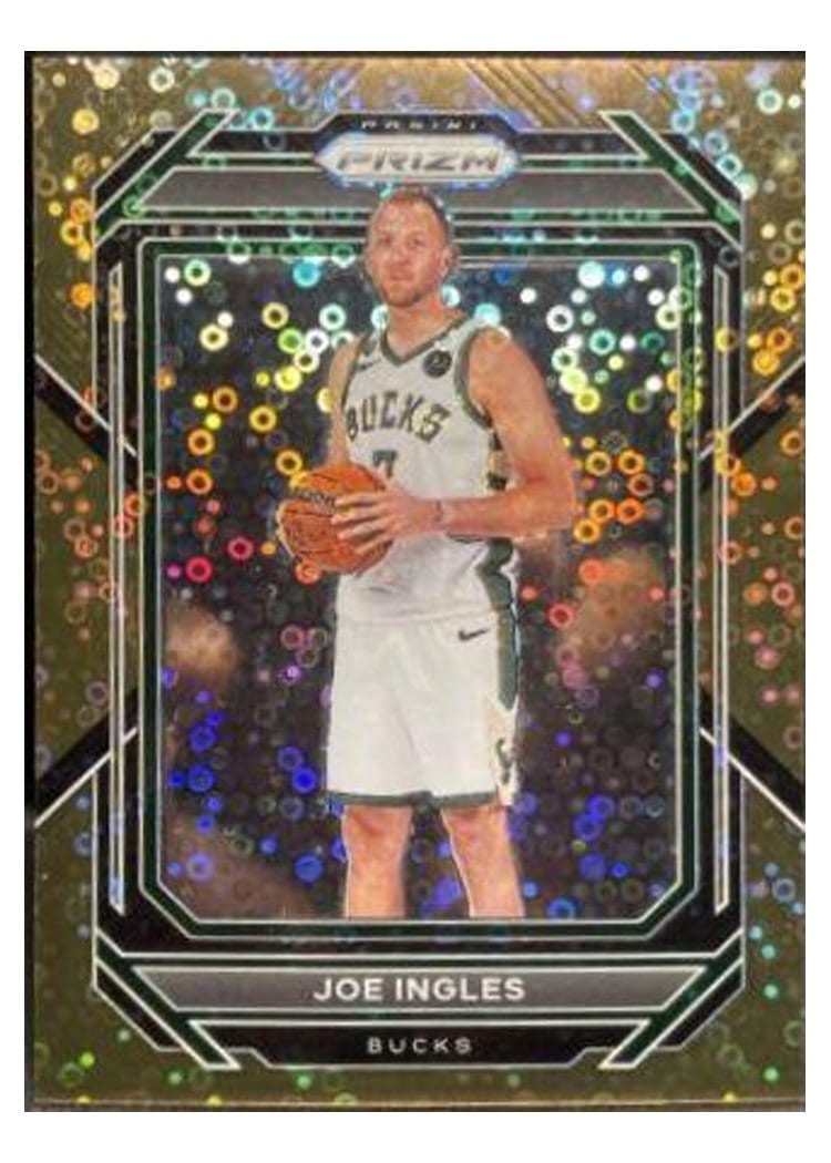 2022-23 Panini Prizm Base Set Joe Ingles Fast Break Bronze Prizm #107 card
