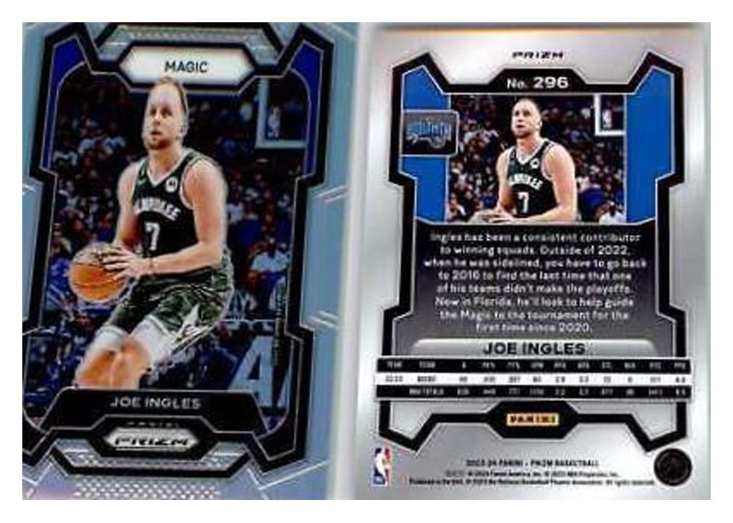 2023-24 Panini Prizm Base Set Joe Ingles #296 card