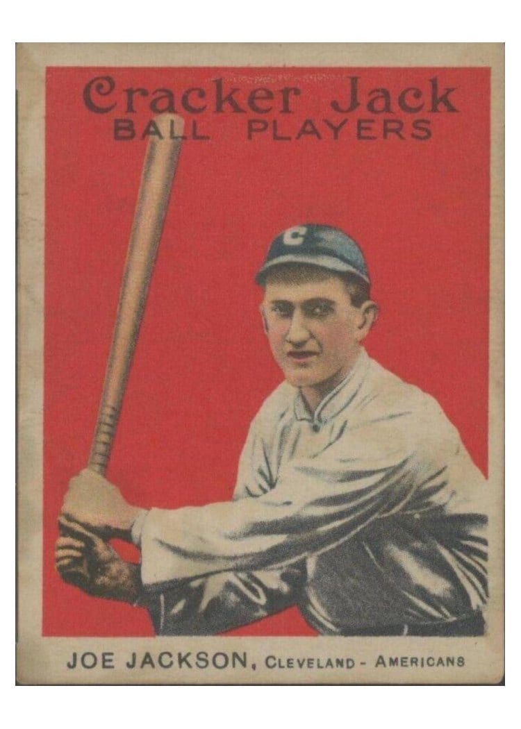 1914 Cracker Jack Joe Jackson #103 card