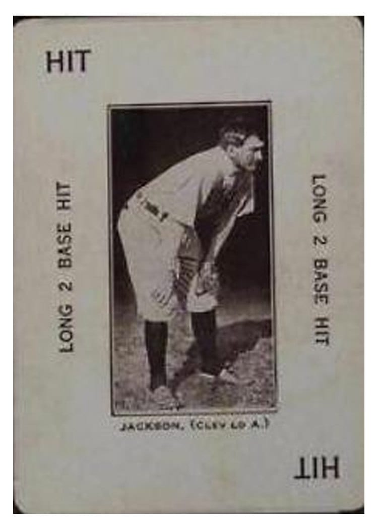 1914 Polo Grounds Game Joe Jackson card