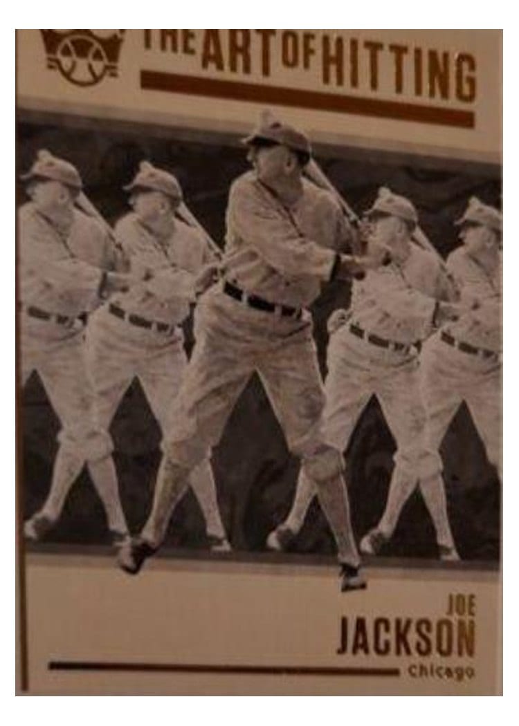 2021 Panini Diamond Kings The Art of Hitting Joe Jackson #AOH-2 card