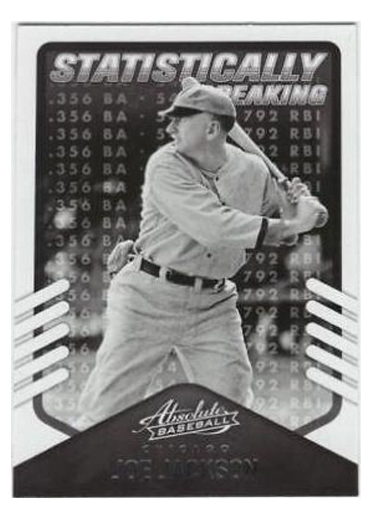 2022 Panini Absolute Statistically Speaking Joe Jackson #SS-1 card