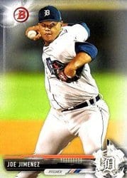 2017 Bowman Prospects Joe Jimenez #BP38 card