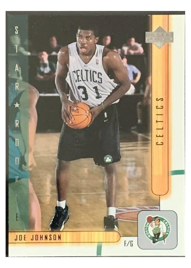 2001 Upper Deck Joe Johnson #218 card