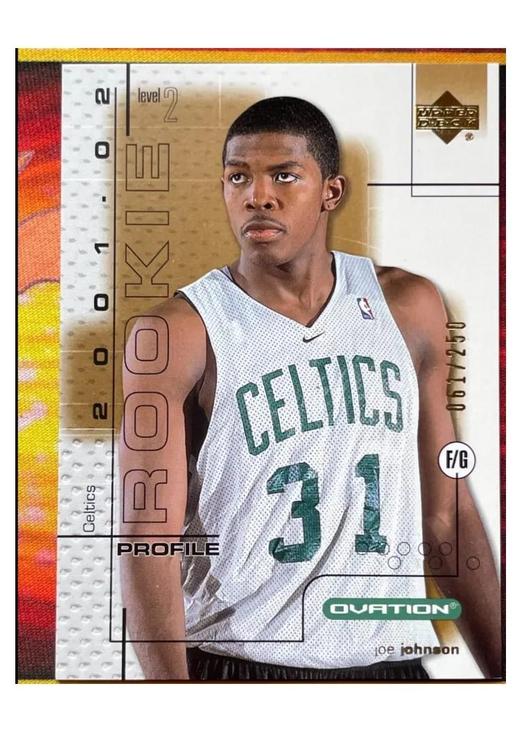 2001 Upper Deck Ovation Joe Johnson Profile #112