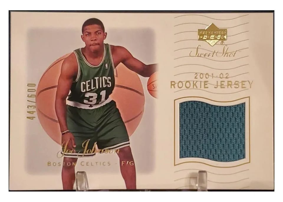 2001 Upper Deck Sweet Shot Joe Johnson #114 card