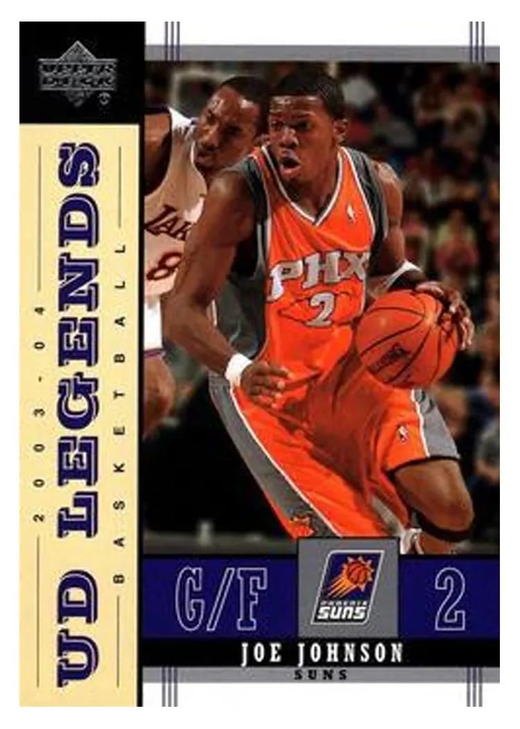 2003 Upper Deck Legends Joe Johnson #67 card