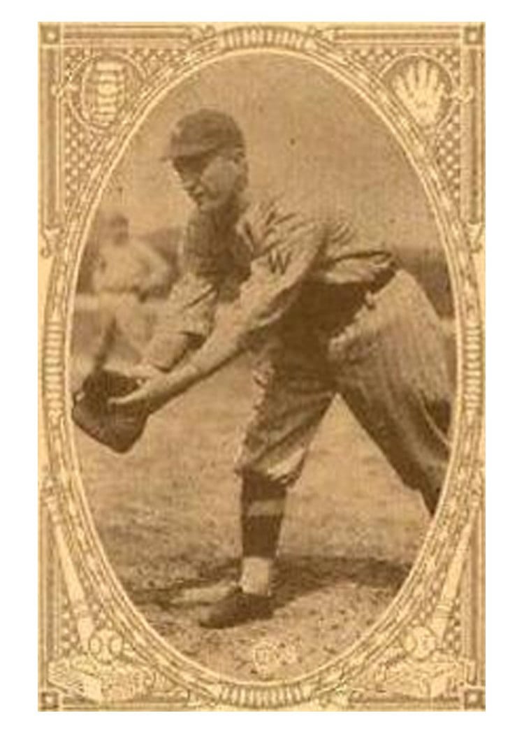 1922 E120 American Caramel Joe Judge card