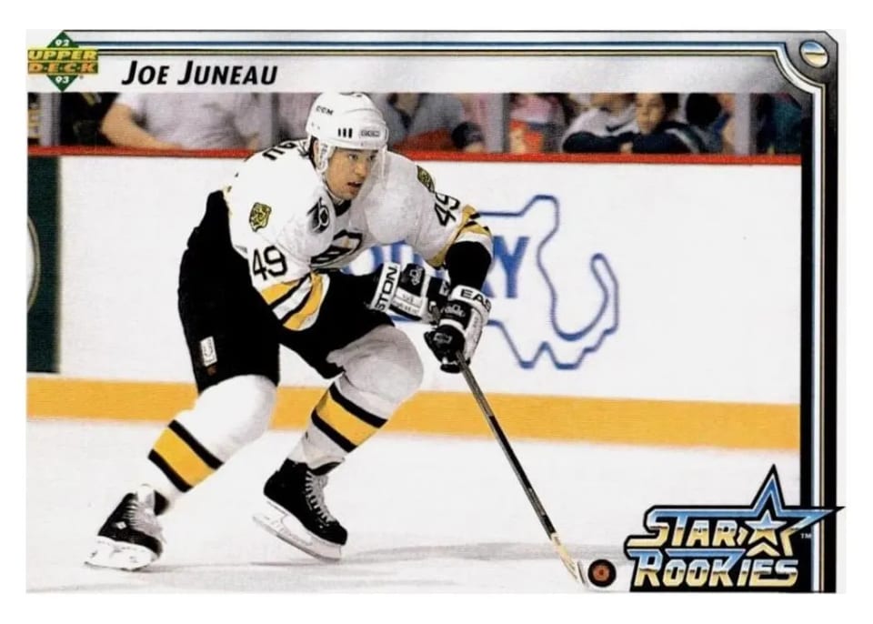 1992 Upper Deck Joe Juneau #399 card