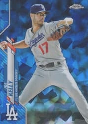 2020 Topps Chrome Update Sapphire Edition Base Set Joe Kelly #U-276 card