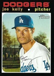 2020 Topps Heritage Base Set Joe Kelly #701 card