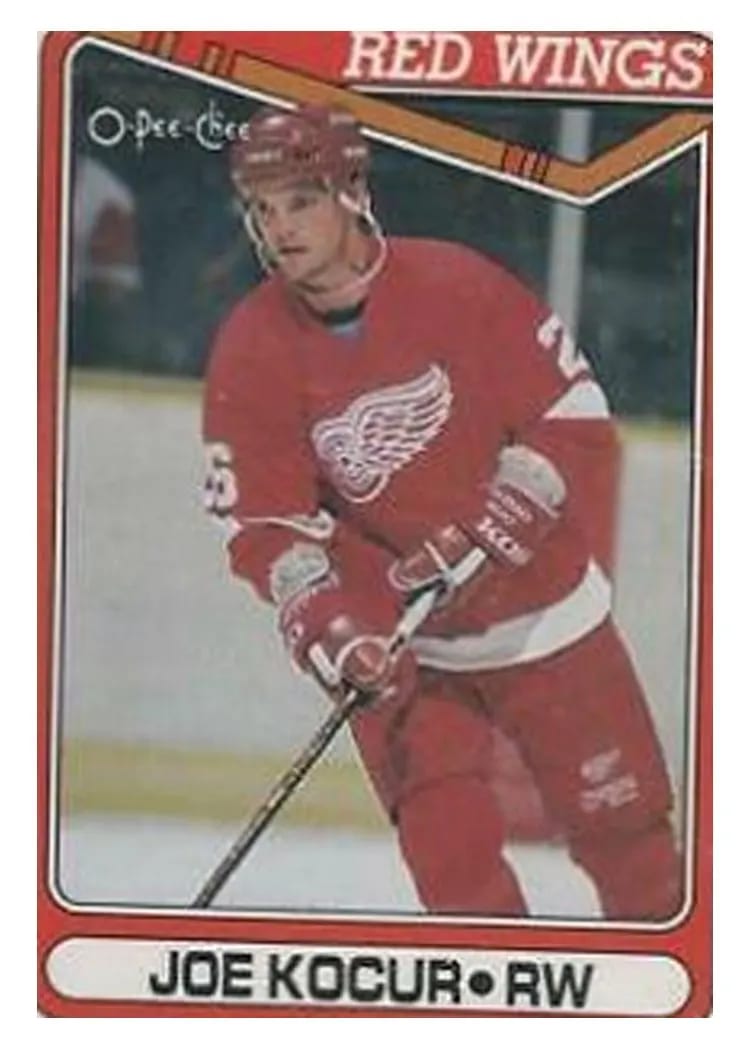 1990 O-Pee-Chee Joe Kocur #55 card