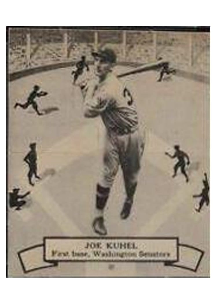 1937 O Pee Chee Joe Kuhel #127 card
