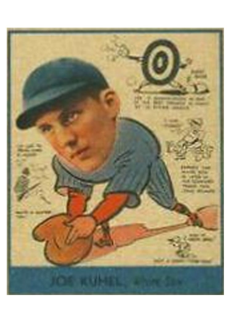 1938 Goudey Joe Kuhel #267 card