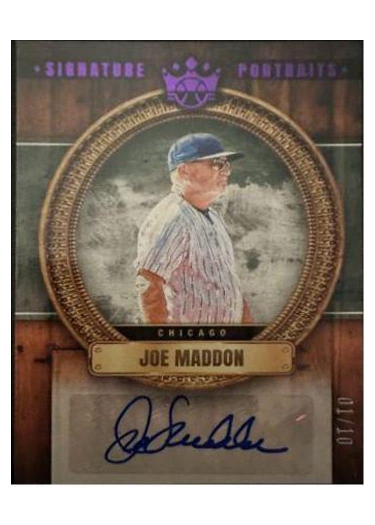 2022 Panini Diamond Kings Signature Portraits Joe Maddon #SP-JM card