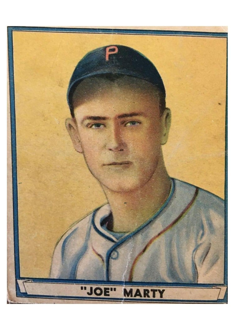 1941 Play Ball Joe Marty card