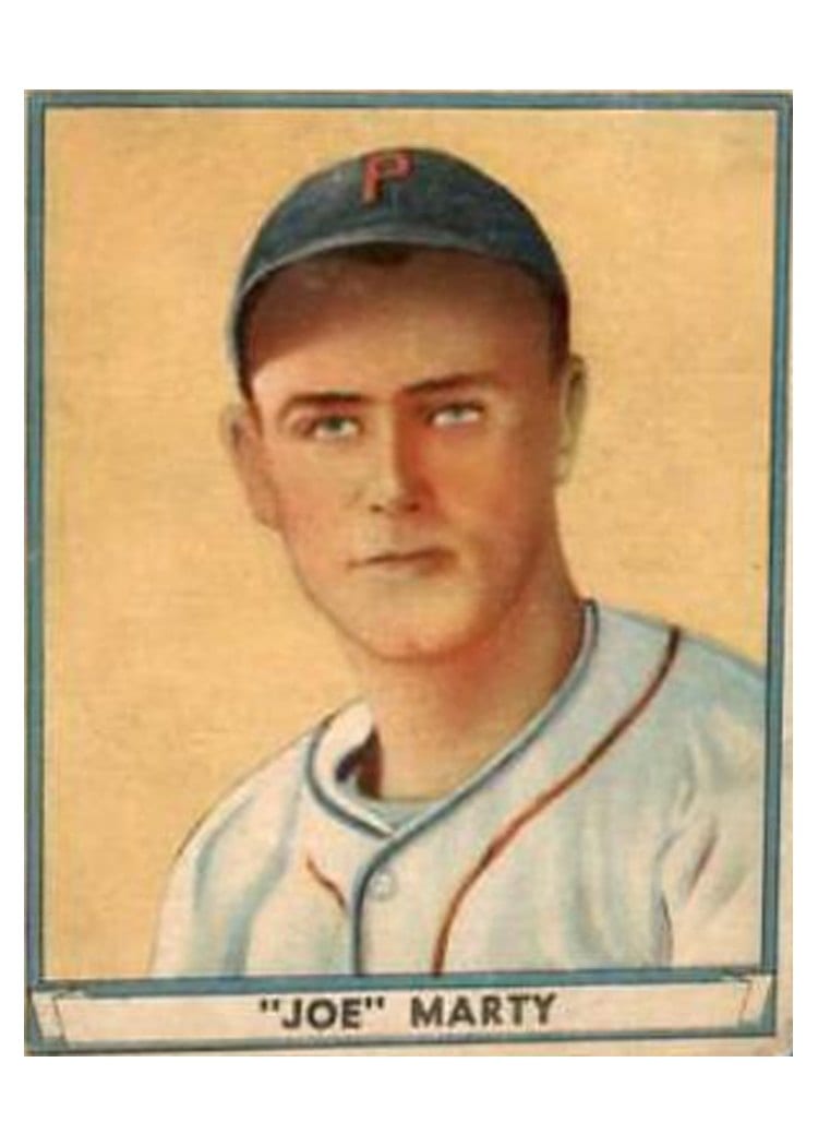 1941 Play Ball Joe Marty #28 card