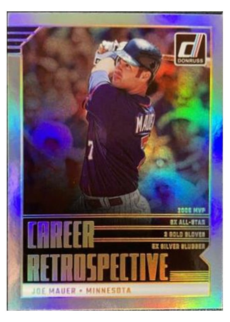 2024 Donruss Career Retrospective Joe Mauer #4 card