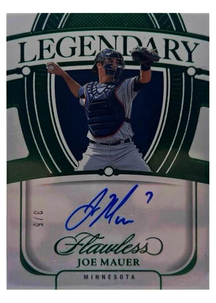 2024 Panini Flawless Legendary Scripts Joe Mauer #LS-JM card