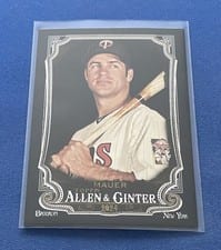 2024 Topps Allen & Ginter X Base Set Joe Mauer #190 card