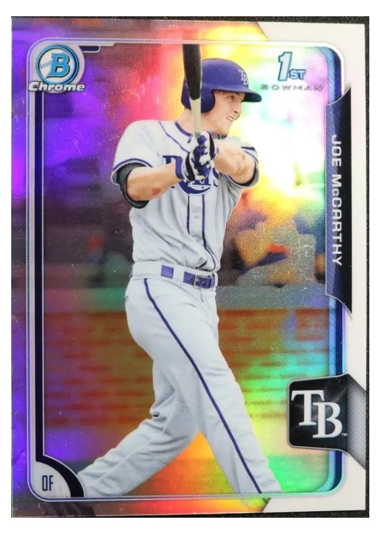 2015 Bowman Draft Chrome Joe McCarthy #12 card