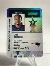 2024 Panini Contenders Permit to Dominate Joe Milton III #20 card
