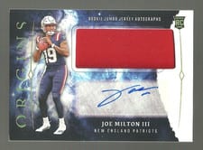 2024 Panini Origins Rookie Jumbo Jersey Autographs Joe Milton III #RJA-JMI card