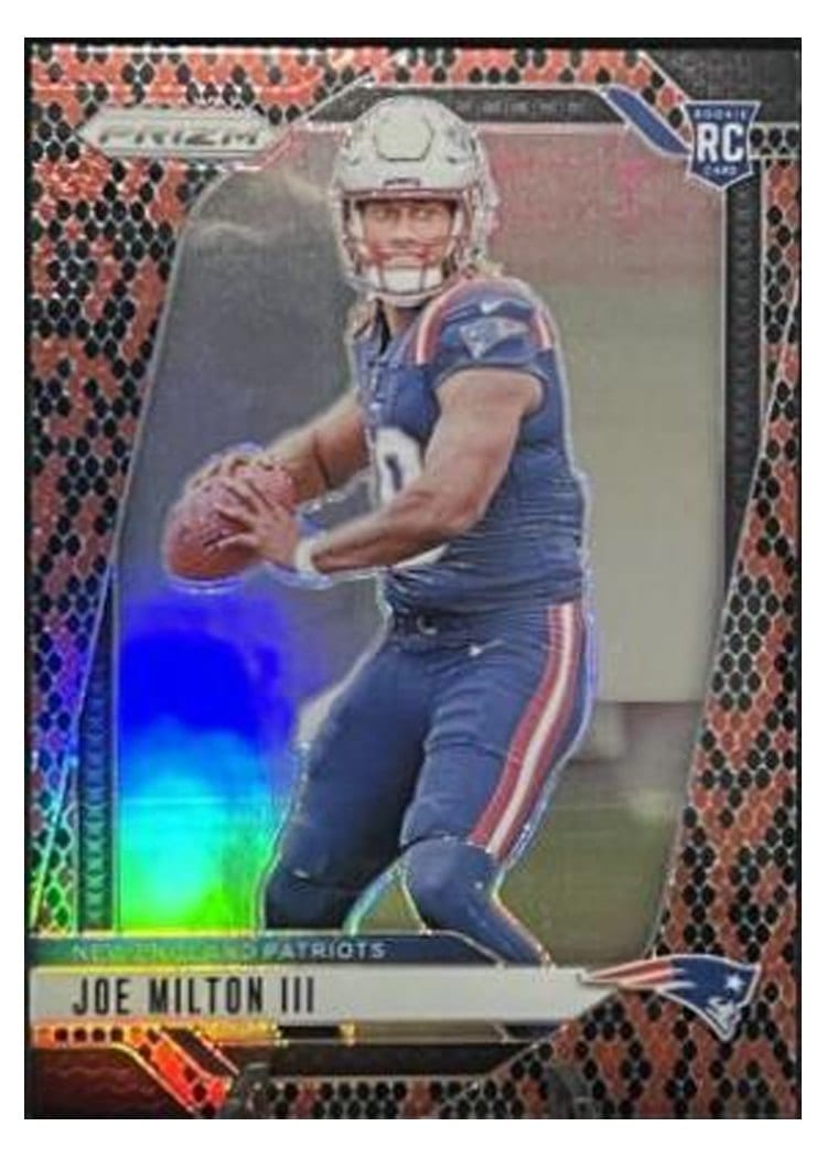2024 Panini Prizm Base Set Joe Milton III Snakeskin #354 card