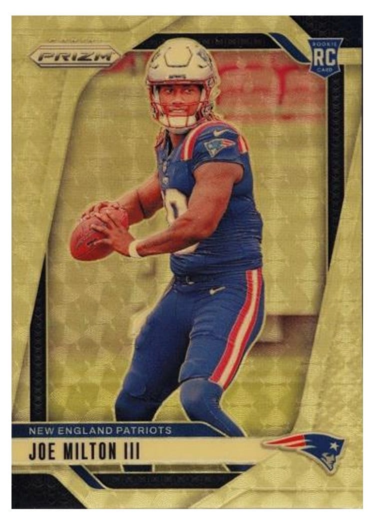2024 Panini Prizm Base Set Joe Milton III #354 card