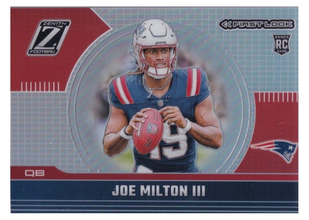2024 Panini Zenith First Look Joe Milton III #12 card