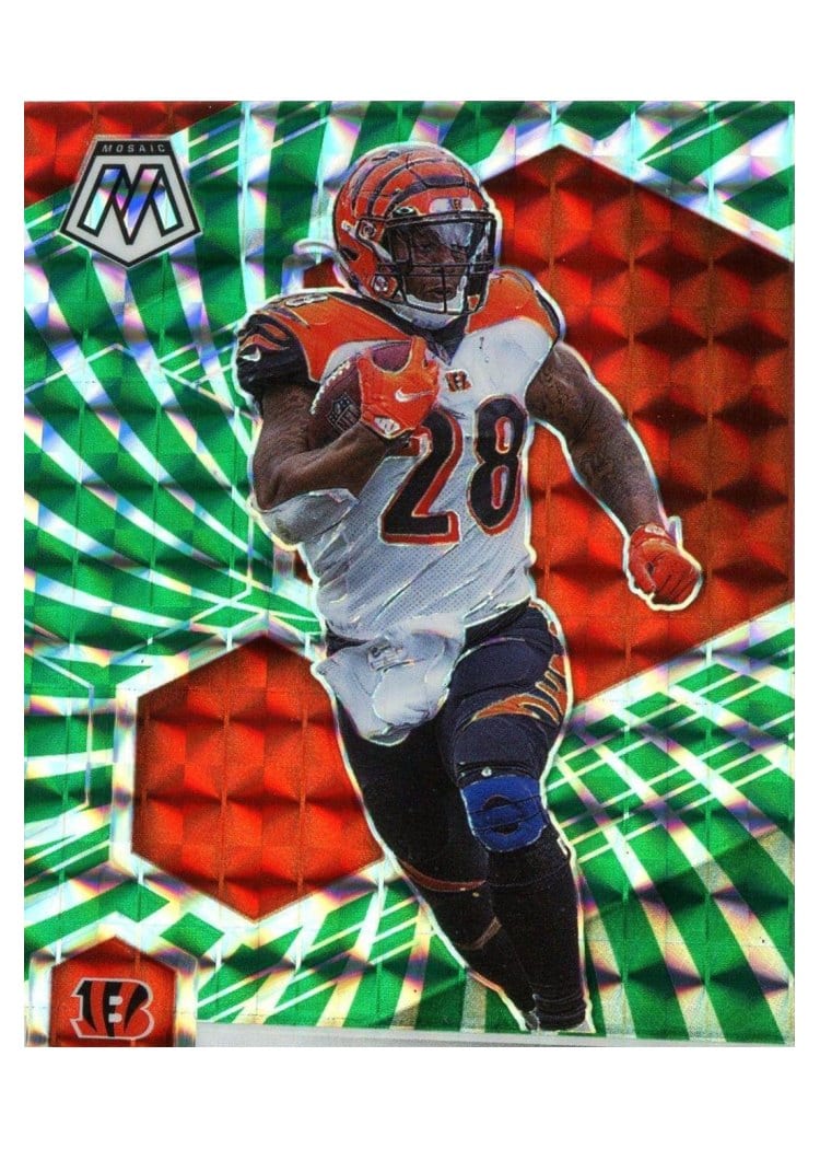 2021 Panini Mosaic Base Set Joe Mixon #50 card