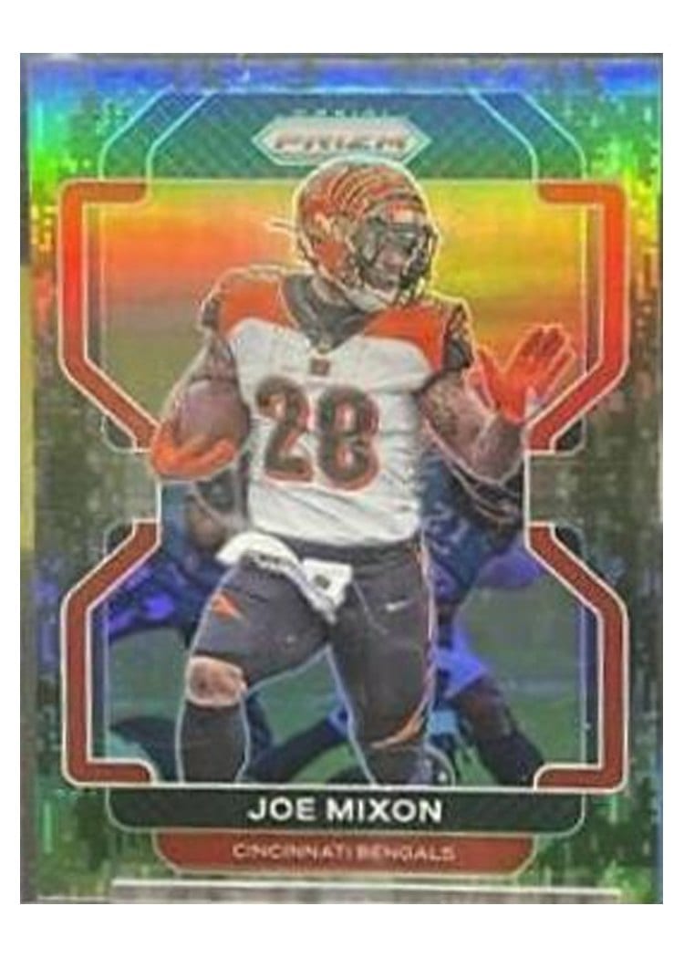 2021 Panini Prizm Base Set Joe Mixon Forest Camo Prizm #274 card
