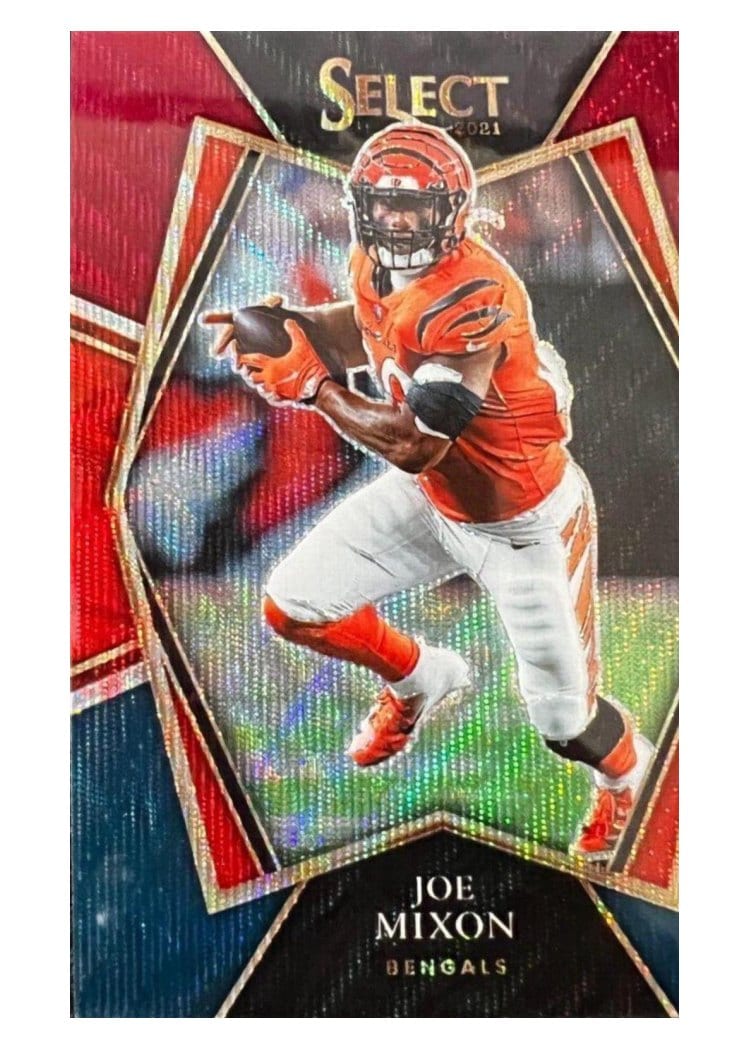 2021 Panini Select Base Set Joe Mixon White #109 card