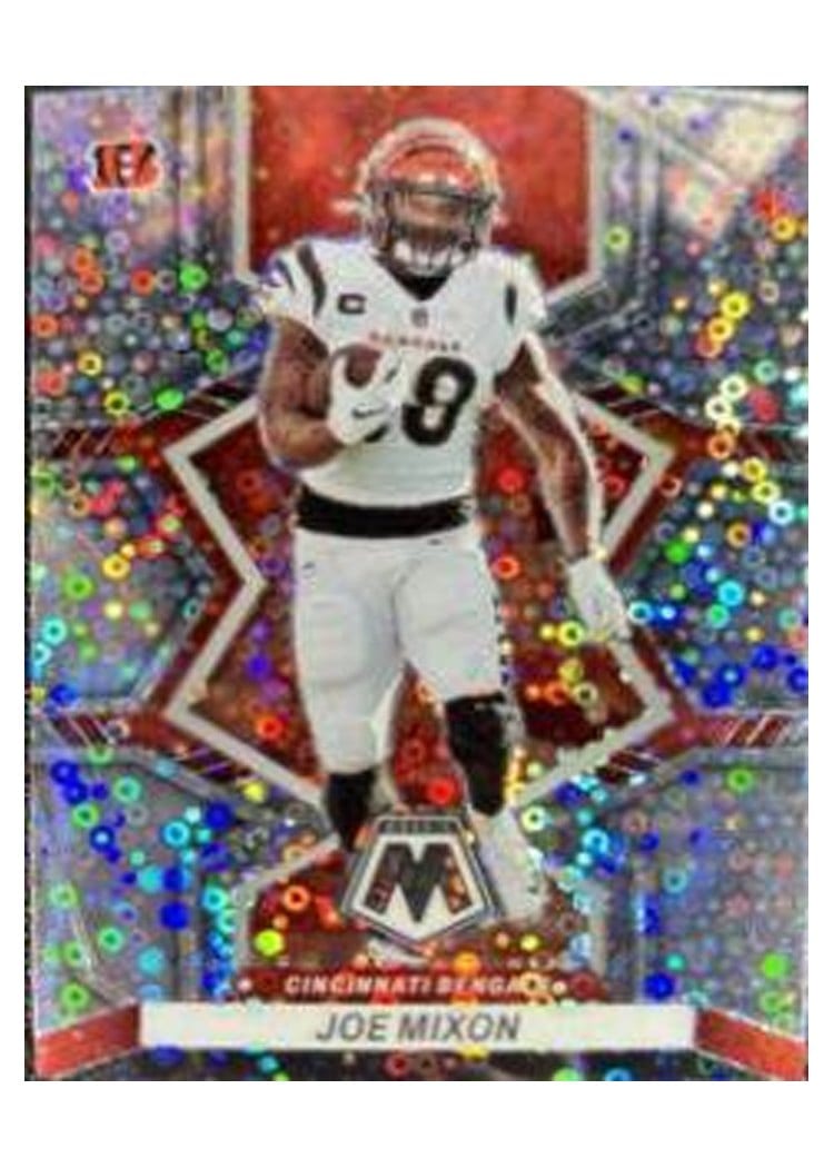 2022 Panini Mosaic Base Set Joe Mixon No Huddle Silver #40 card