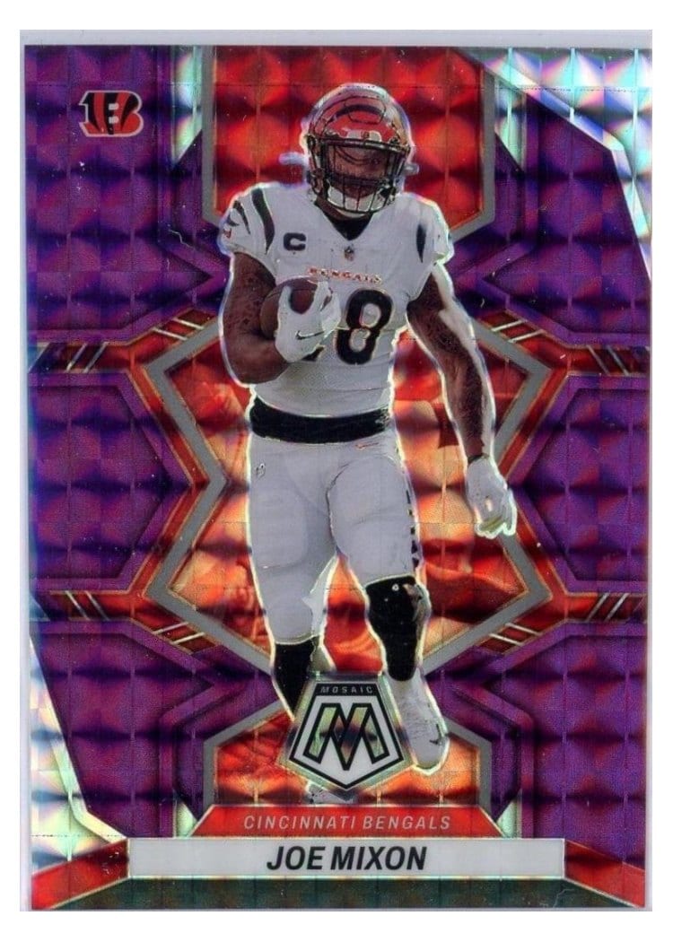 2022 Panini Mosaic Base Set Joe Mixon #40 card