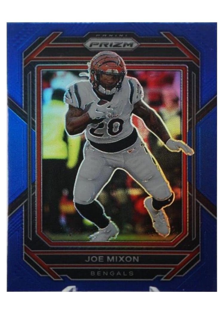 2022 Panini Prizm Base Set Joe Mixon Blue #57 card