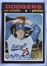2020 Topps Heritage Real One Autographs Joe Moeller #ROA-JM card