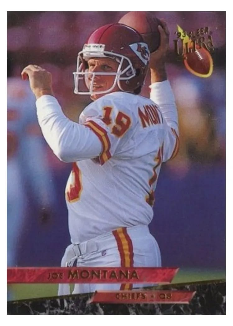 1993 Ultra Joe Montana #203 card