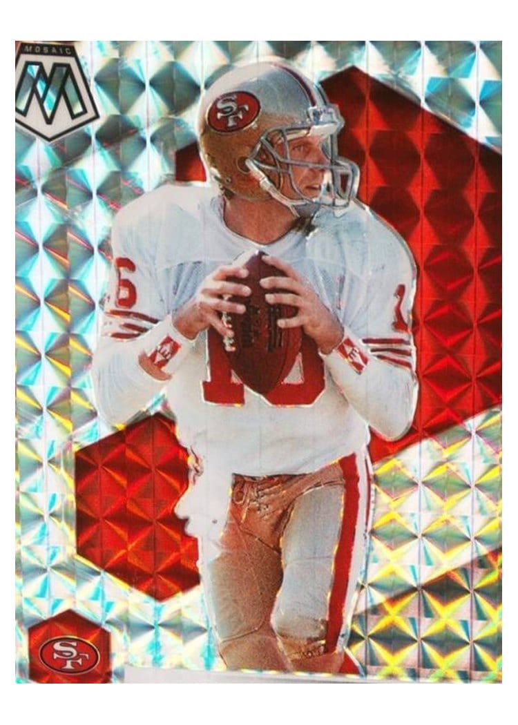 2021 Panini Mosaic Base Set Joe Montana #174 card