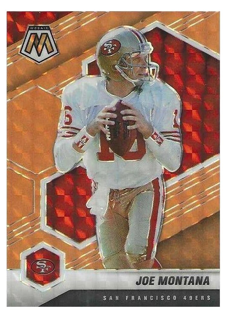 2021 Panini Mosaic Base Set Joe Montana #174 card