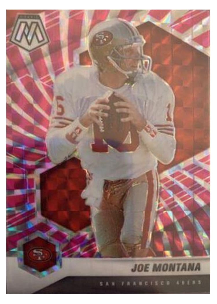 2021 Panini Mosaic Base Set Joe Montana #174 card