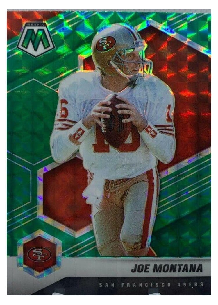 2021 Panini Mosaic Base Set Joe Montana #174 card